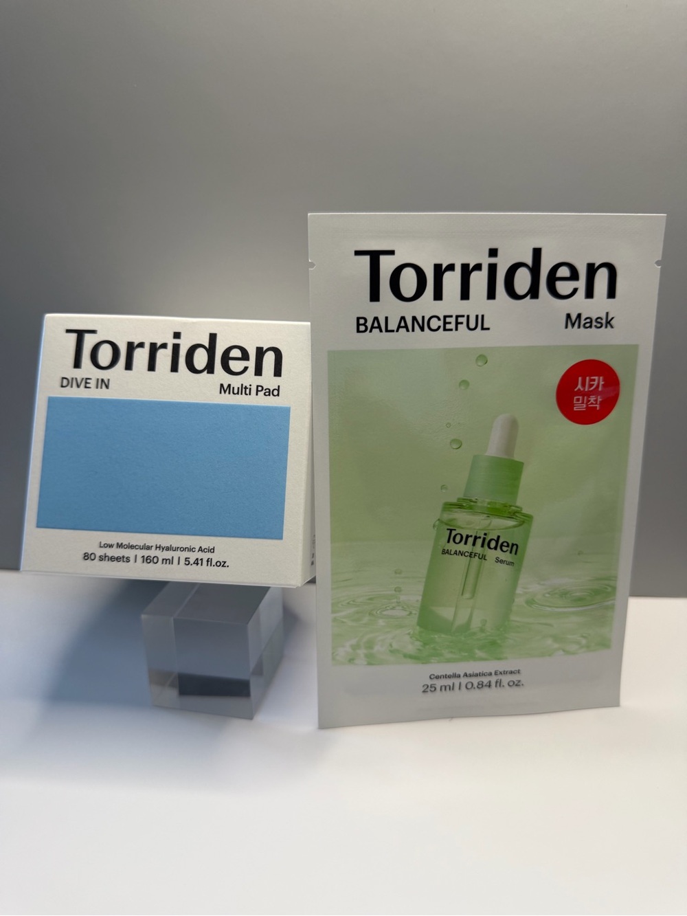 Torriden 80 sheet Dive In Multi Pad 160ml & Balanceful Mask - Bundle